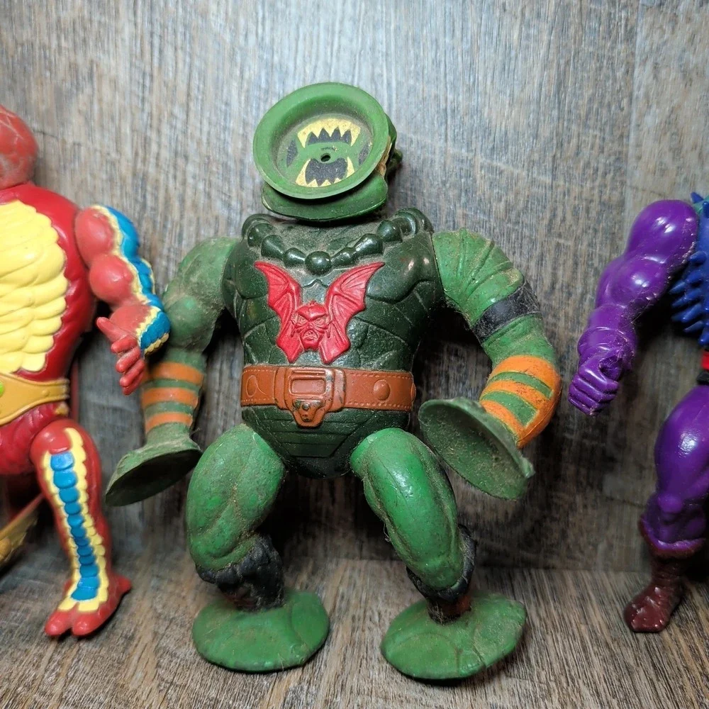 Vintage He-Man Masters of the Universe Action 6 Figure Lot 1980s Mattel